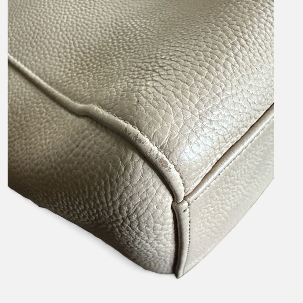 Rebecca Minkoff Pebbled Leather Large Tote Bag | Neutral Cream | - Picture 12 of 12